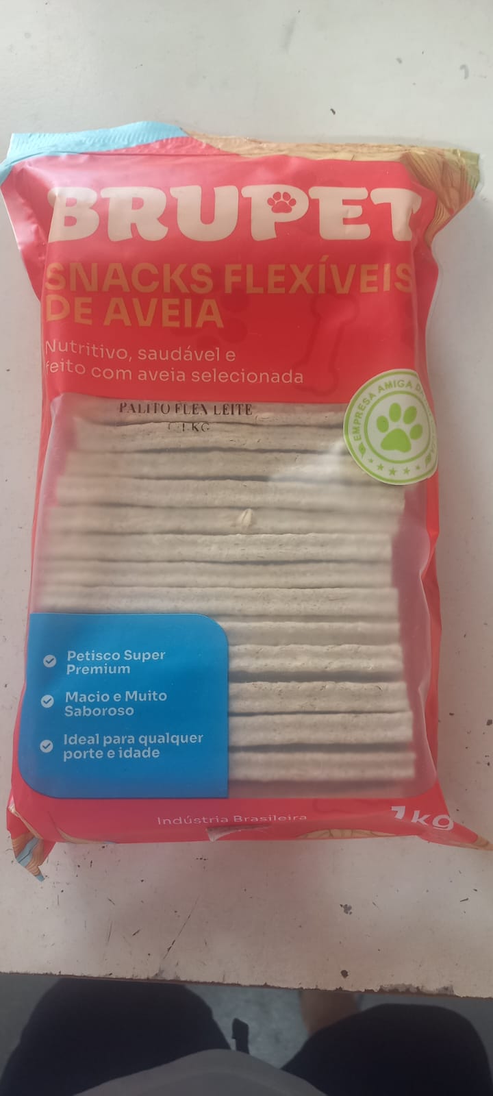 snacks flexiveis de aveia sabor leite 1 kg